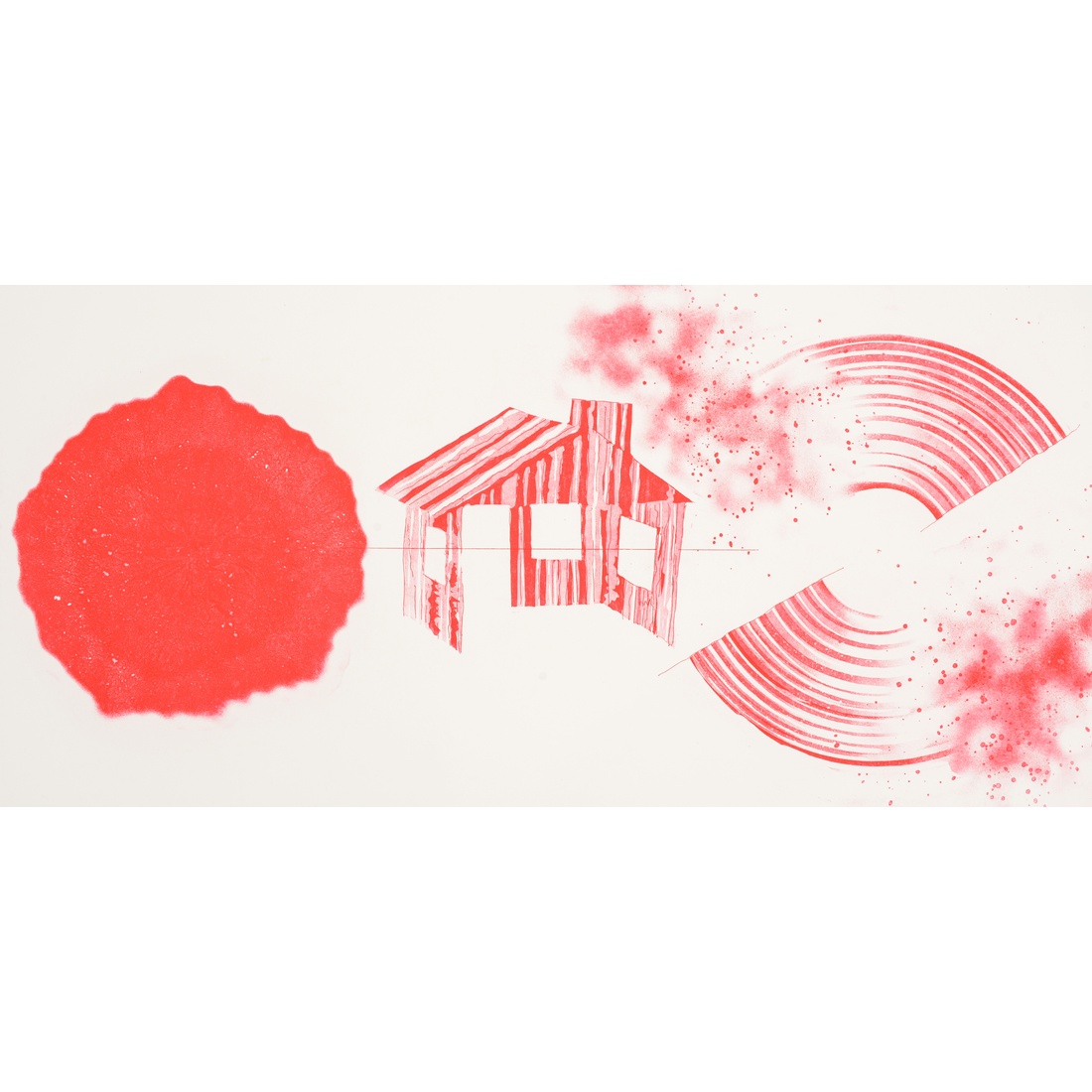 James Rosenquist HOT LAKE (2ND STATE) Etching / Aquatint, 39